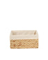 Homesmiths Water Hyacinth Small Storage Box 41.5 x 27.5 x 20 cm