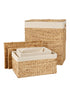 Homesmiths Water Hyacinth Small Storage Box 41.5 x 27.5 x 20 cm