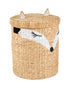 Homesmiths Water Hyacinth Laundry Hamper Fox Shape 38 x 59 cm