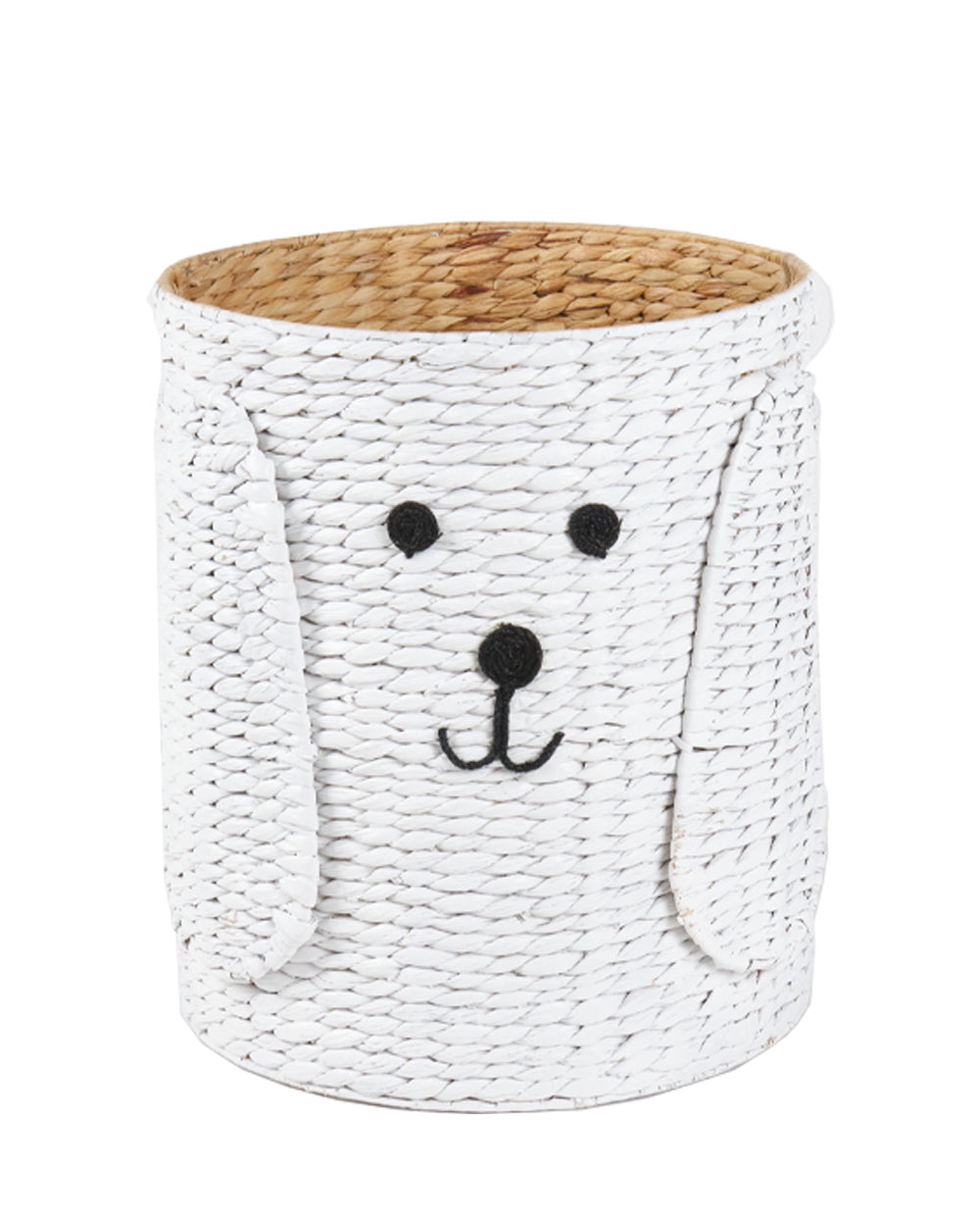 Homesmiths Water Hyacinth Storage Hamper Puppy Shape 38 x 59 cm