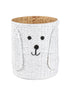 Homesmiths Water Hyacinth Storage Hamper Puppy Shape 38 x 59 cm