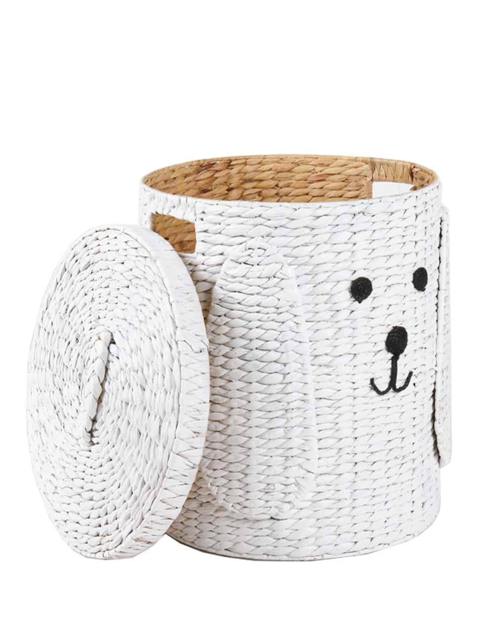 Homesmiths Water Hyacinth Storage Hamper Puppy Shape 38 x 59 cm