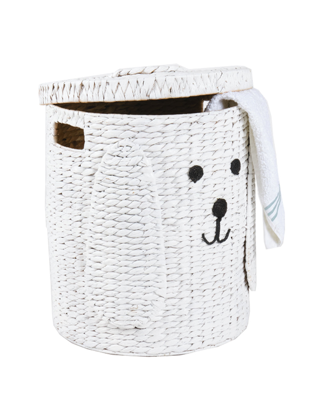 Homesmiths Water Hyacinth Storage Hamper Puppy Shape 38 x 59 cm