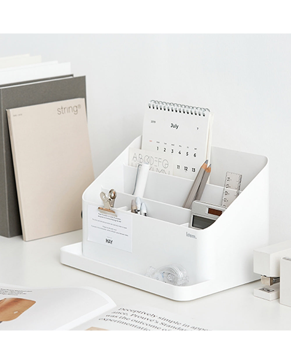 Litem Desktop Holder White