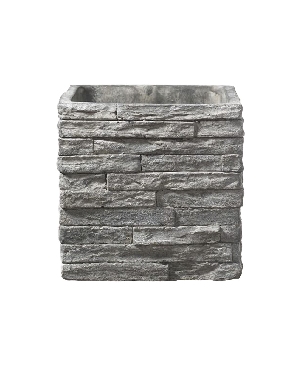 SK Latina Stone Flower Pot 16cm Gray