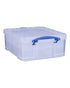 Really Useful 21 Liter Plastic Box & 2 Trays Clear