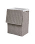 Homesmiths Small Laundry Hamper Grey with Liner 36 x 26 x 50 cm