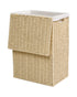 Homesmiths Large Laundry Hamper Natural with Liner 40 x 30 x 55 cm