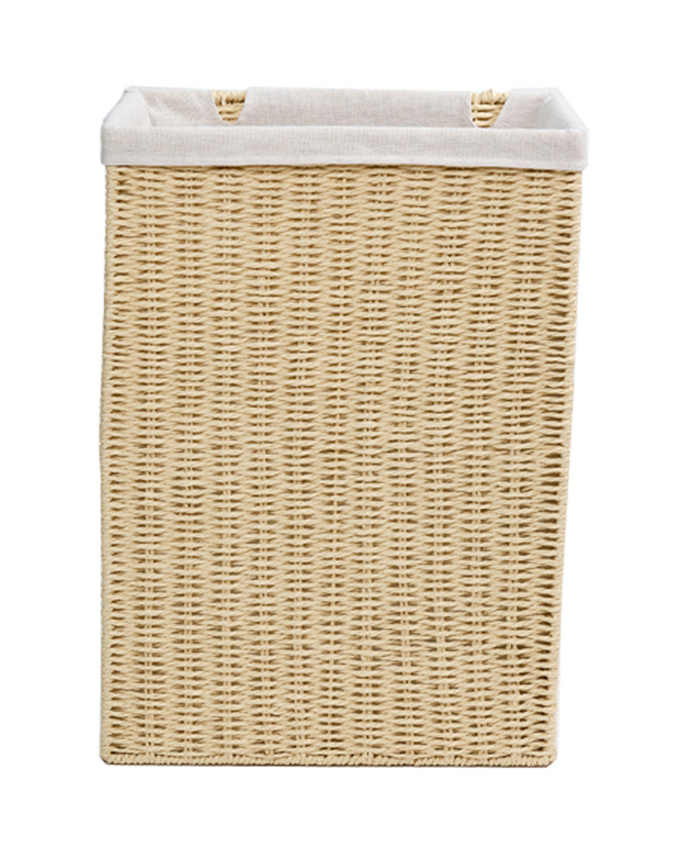 Homesmiths Large Laundry Hamper Natural with Liner 40 x 30 x 55 cm
