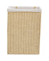 Homesmiths Large Laundry Hamper Natural with Liner 40 x 30 x 55 cm