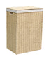 Homesmiths Large Laundry Hamper Natural with Liner 40 x 30 x 55 cm