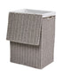 Homesmiths Large Laundry Hamper Grey with Liner - L40 x W30 x H55 cm