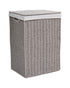 Homesmiths Large Laundry Hamper Grey with Liner - L40 x W30 x H55 cm