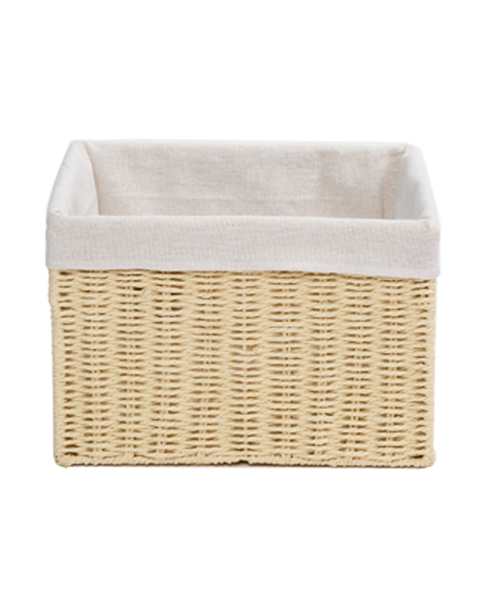 Homesmiths Storage Basket Natural with Liner L25.4 x W30.5 x H20.3cm