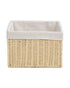 Homesmiths Storage Basket Natural with Liner L25.4 x W30.5 x H20.3cm