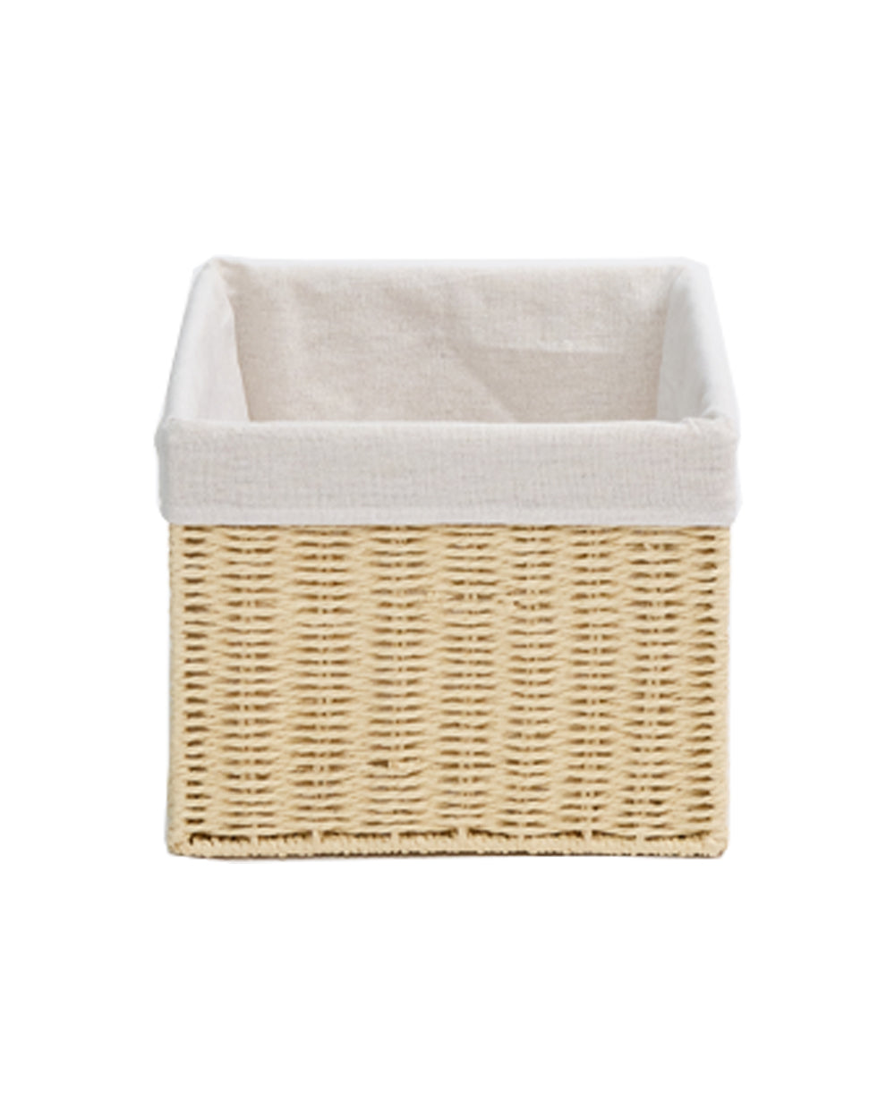 Homesmiths Storage Basket Natural with Liner L25.4 x W30.5 x H20.3cm