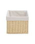 Homesmiths Storage Basket Natural with Liner L25.4 x W30.5 x H20.3cm