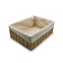 Homesmiths Medium Storage Basket Natural With Liner 32 x 24 x 12 cm