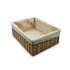 Homesmiths Medium Storage Basket Natural With Liner 32 x 24 x 12 cm