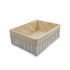 Homesmiths Large Storage Basket White With Liner 36 x 27 x 13 cm