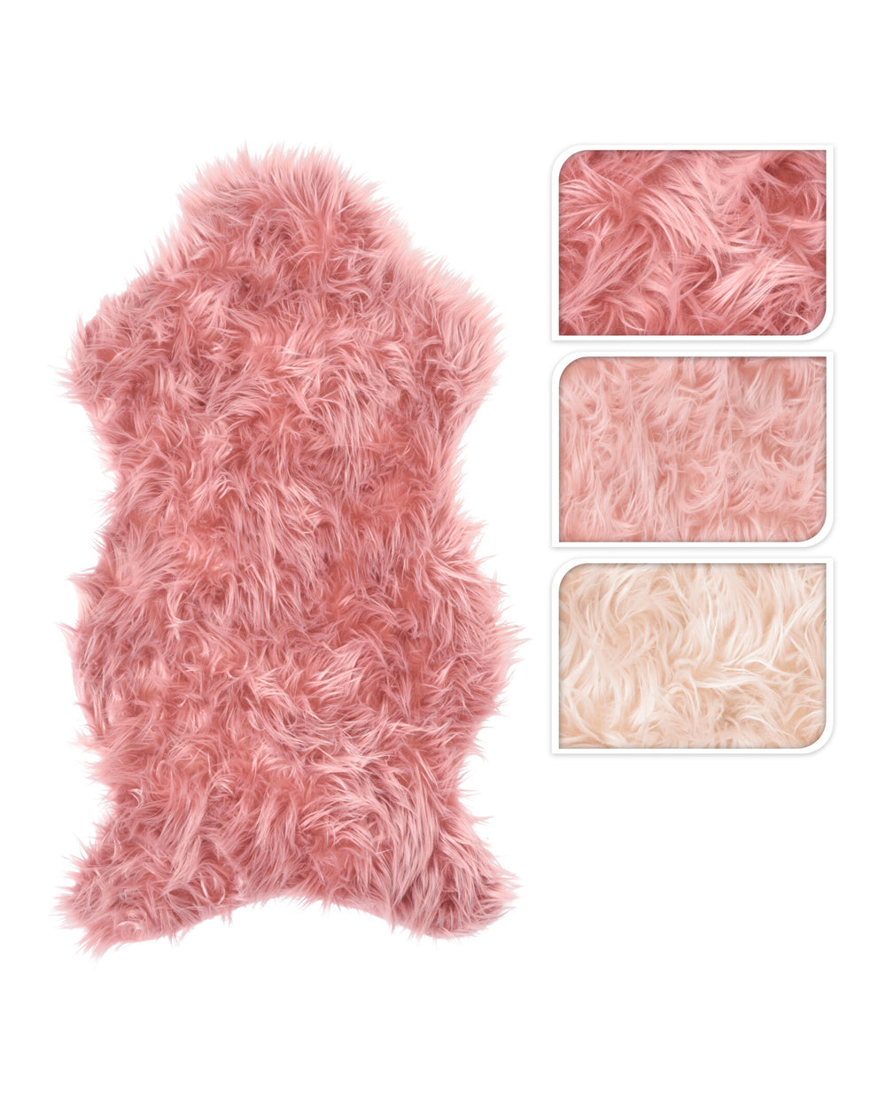 Homesmiths Sheepskin 50X90Cm Assorted 1 Piece