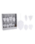 Homesmiths Hang Deco Leaf 13Cm White Assorted 1 Piece