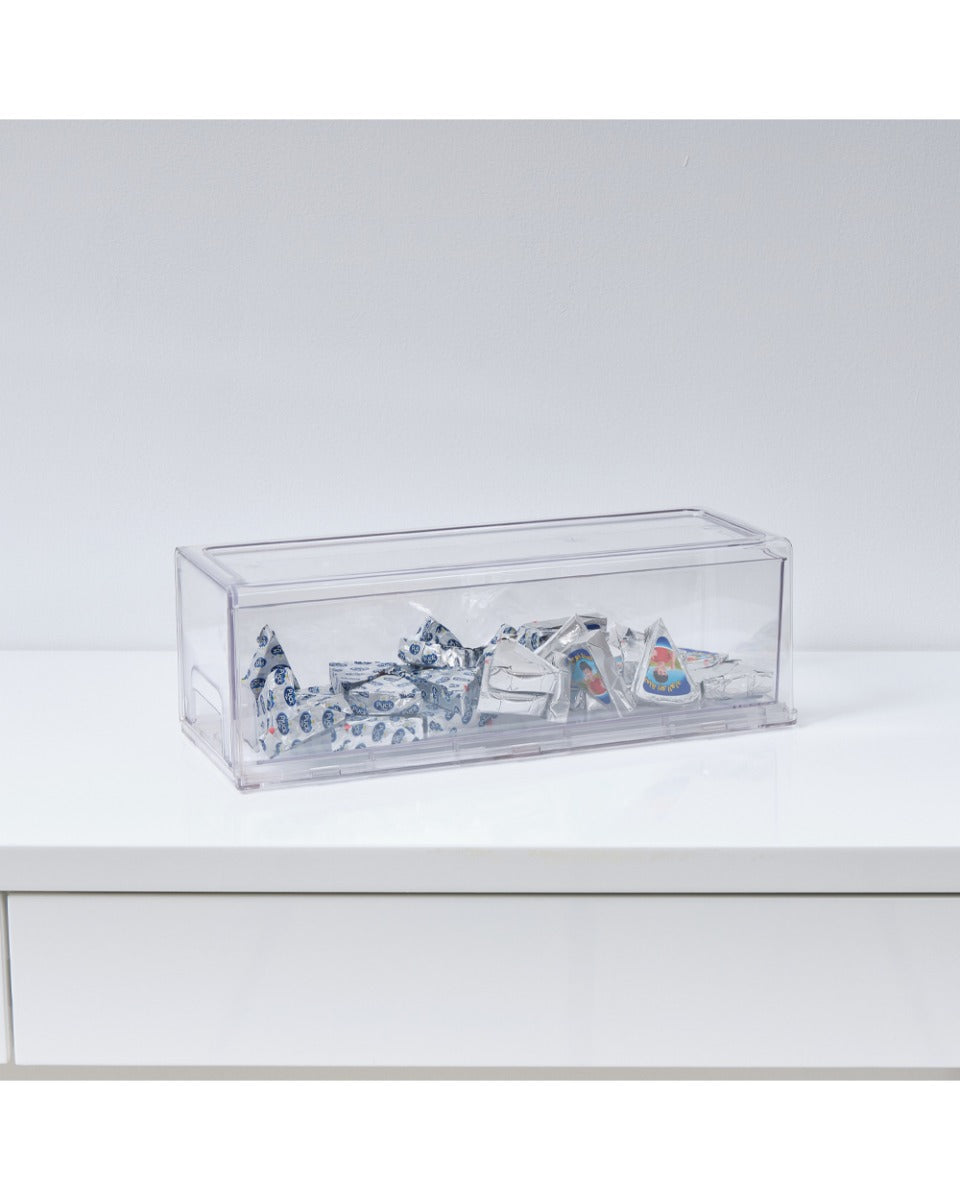 Homesmiths Stackable Storage Drawer Clear 33.7 x 12 x 11 cm