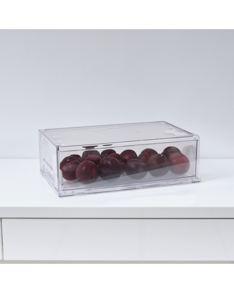 Homesmiths Stackable Storage Drawer Clear 33.7 x 21 x 11 cm