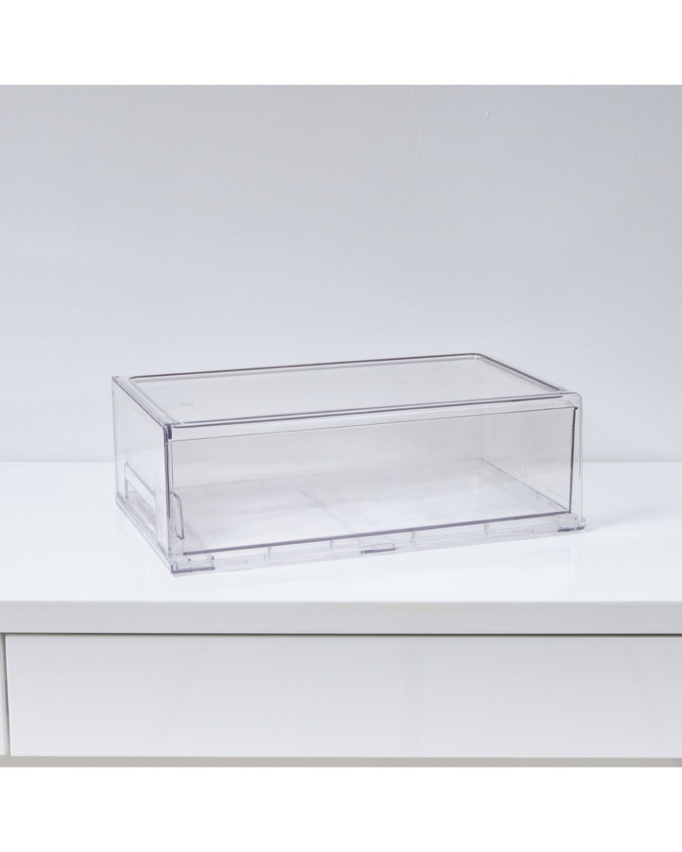 Homesmiths Stackable Storage Drawer Clear 33.7 x 21 x 11 cm