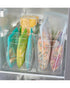 iDesign Narrow Divided Freezer Bin Clear