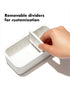 Oxo 3 x 6 inch Adjustable Drawer Bin Set of 2