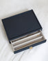 Stackers Classic Necklace Drawer Pebble Navy 18 x 25 x 5.6 cm