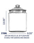 Anchor Hocking 2 Gallon Heritage Hill Jar with Glass Lid
