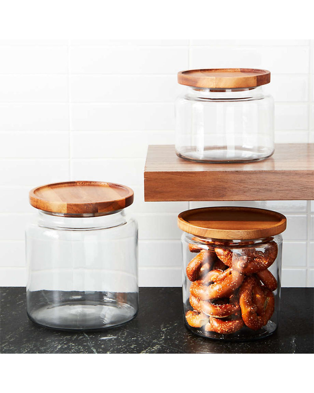 Anchor Hocking 48oz Montana Jar with Acacia Lid