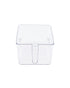 Homesmiths Fridge Organizer Large with Handle Clear