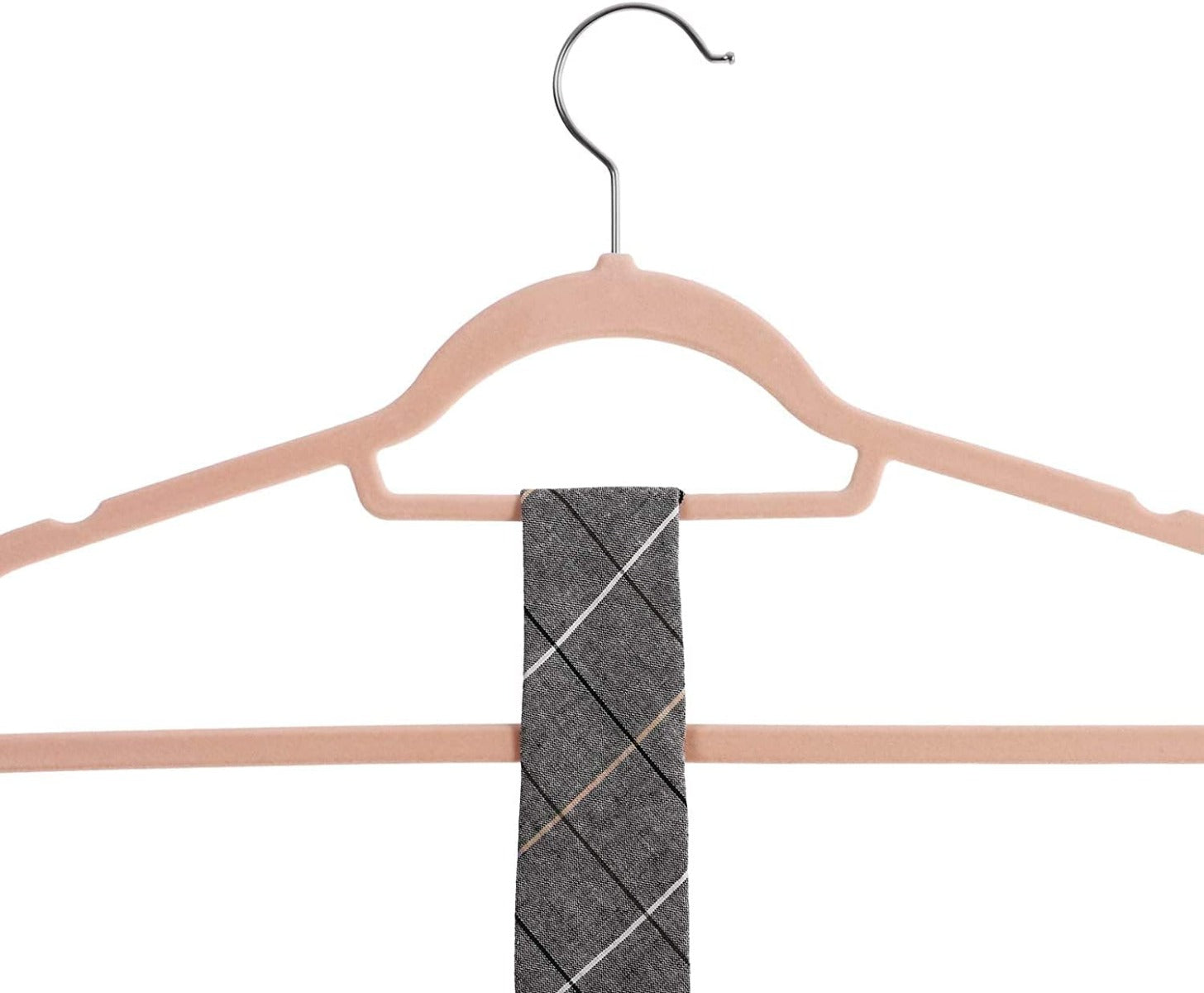 Homesmiths Velvet Hangers Pink Pack of 7