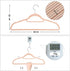Homesmiths Velvet Hangers Pink Pack of 7