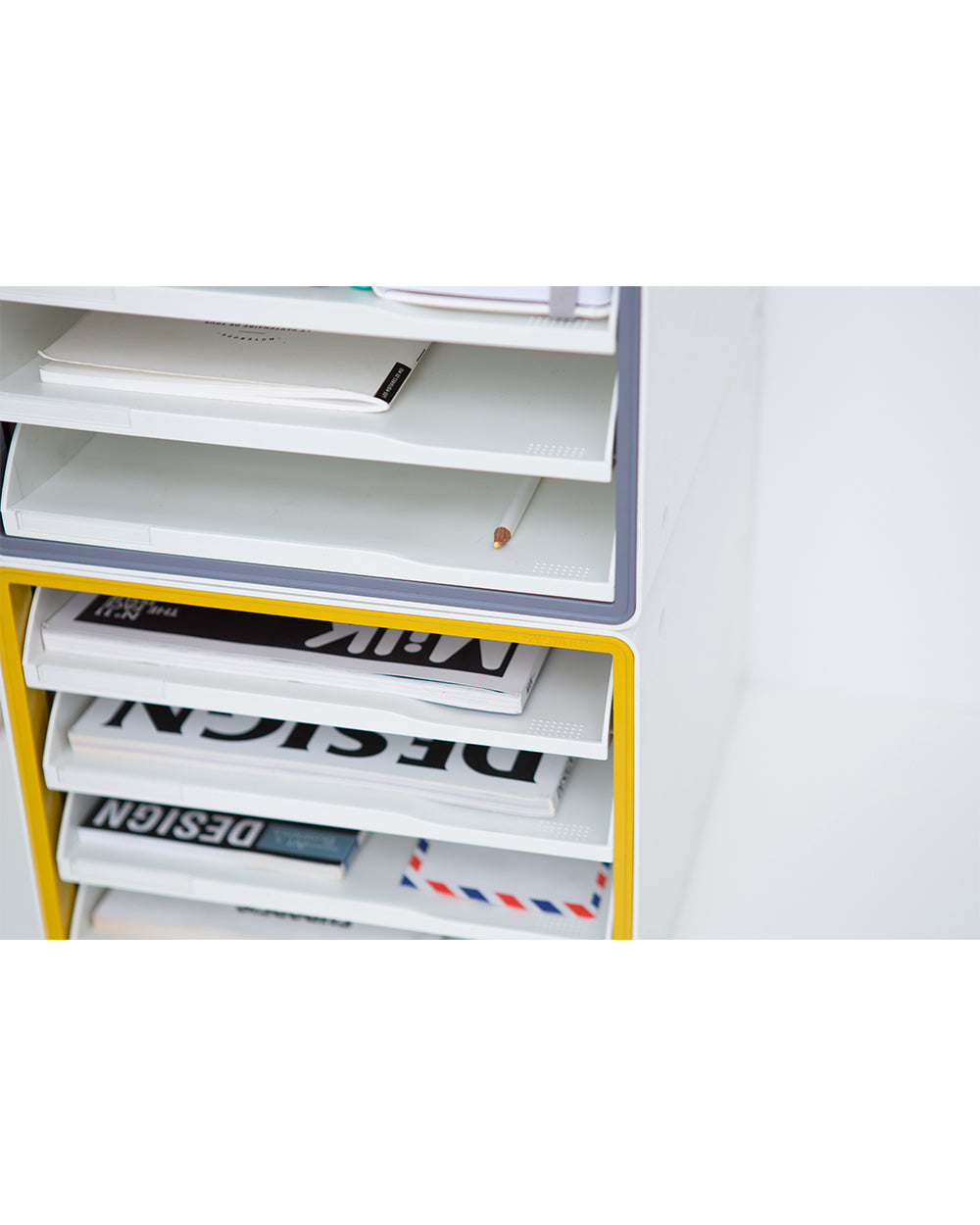 Litem Deluxe Open File Sliding Cabinet Grey 29 x 34 x 24 cm