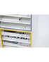 Litem Deluxe Open File Sliding Cabinet Grey 29 x 34 x 24 cm
