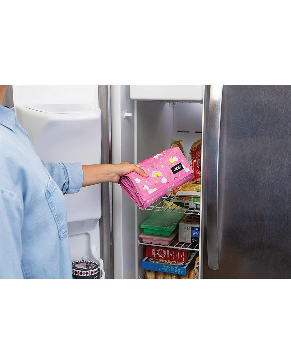 Packit Freezable 5.7 Liter Lunch Bag Unicorn Dream Pink