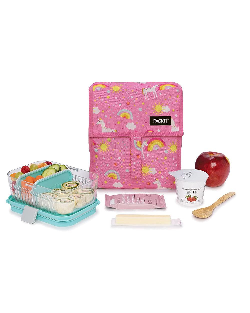 Packit Freezable 5.7 Liter Lunch Bag Unicorn Dream Pink