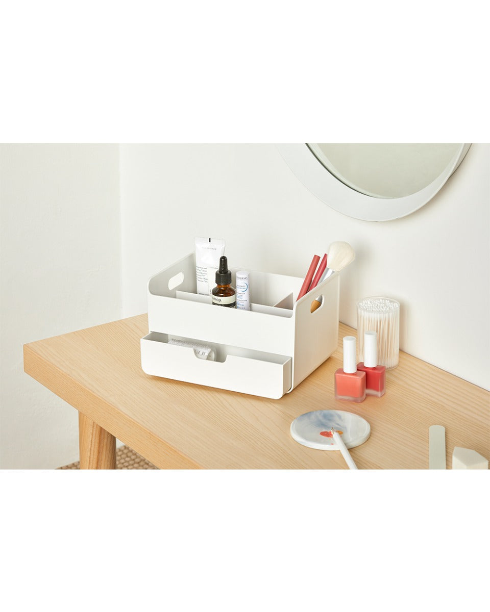 Litem Desk Organizer White 21.9 x 14.7 x 12.3 cm