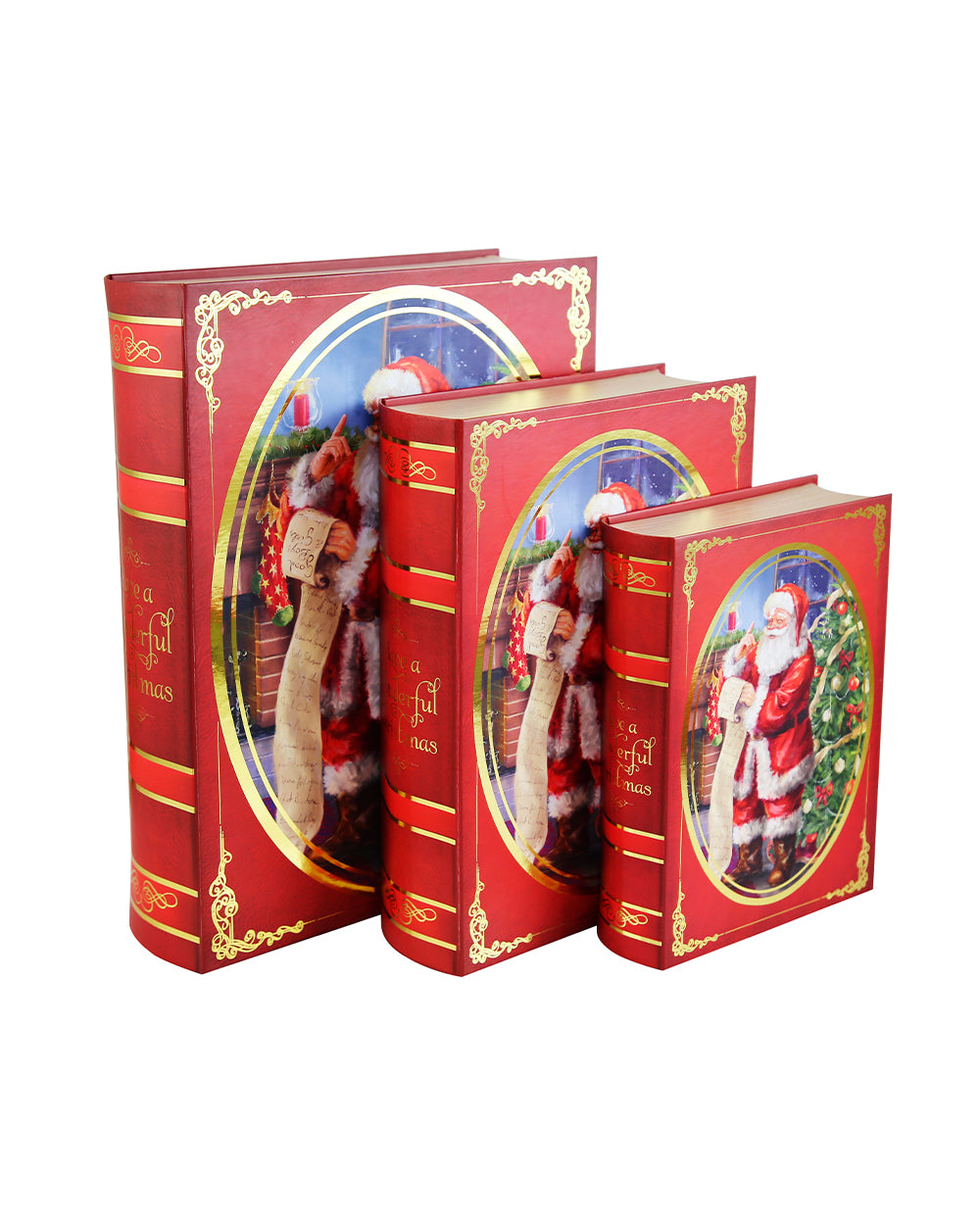 Homesmiths 3 Pieces Book Boxes