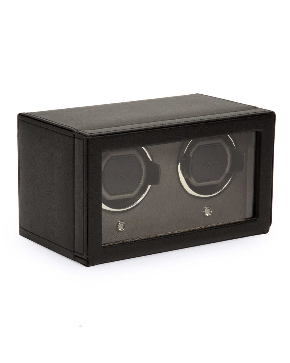 Cub Double Watch Winder with Cover Black