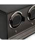 Cub Double Watch Winder with Cover Black