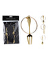 Homesmiths Christmas 6Cm Napkin Ring Gold Set Of 4 Assorted 1 Set
