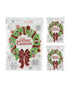 Homesmiths Christmas Sticker Set Wreath 30Cm Assorted 1 Piece