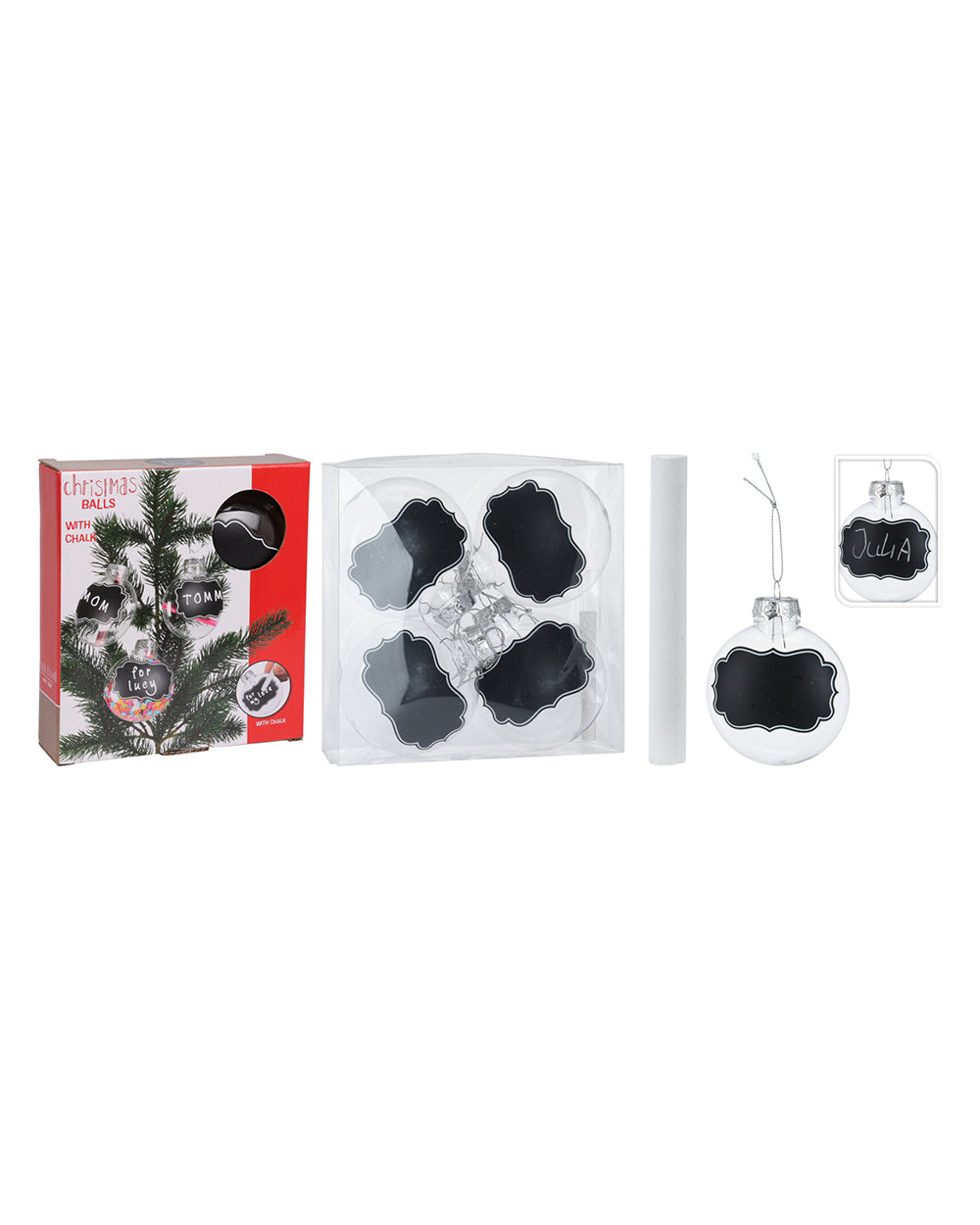 Homesmiths Christmas Ball Ps Set Of 5