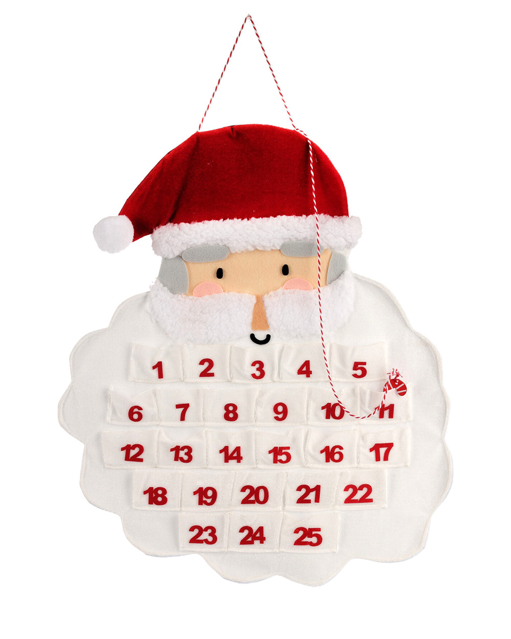 Homesmiths Christmas Advent Calendar Santa 53Cm