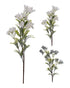 Homesmiths Christmas Branch With Flowers Assorted 1 Piece White